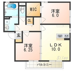 ヴェルドミールの物件間取画像